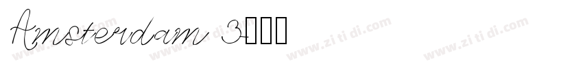 Amsterdam 3字体转换